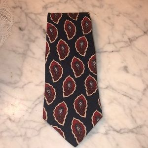 Peter Thomas Men’s Silk Tie Red and Blue